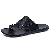 baratos Sandálias casuais-Sandálias masculinas confortáveis, leves e respiráveis, ideais para uso casual na praia e na piscina.