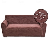 abordables Housse de canapé-Housse de canapé imperméable en jacquard de luxe, extensible et intégrale, avec élastique, anti-griffures de chat et anti-poussière.