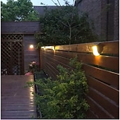 cheap Outdoor Wall Lights-Solar Wall Light Outdoor, IP65 Solar Powered Deck Lights Waterproof, LED Solar Sconce Lights Outdoor,for Steps Stairs Fences Wall Walkway Garden