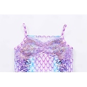  sereia Princesa sereia Vestidos Fantasia de festa temática Fantasias for Para Meninas Crianças Carnaval Baile de Máscaras Festa Feriado