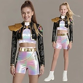 preiswerte Damenkostüme-Von koreanischen Idolen inspiriert Idol Popstar Kostüm Festkleidung Virtuelles Idol for Damen Mädchen Erwachsene Kinder Halloween Karneval Leistung Comic-Konzert Anime Expo