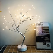 preiswerte Dekorative Lichter-Tischleuchte mit 108 LEDs in Bonsai-Baumform zum Selbermachen, batterie-/USB-betrieben, ästhetische Lampe für Wohnzimmer, Schlafzimmer, Weihnachtsgeschenk, Dekoration für Zuhause