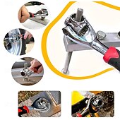 Недорогие Измерительные приборы-Многофункциональный гаечный ключ с 52 функциями — незаменимый инструмент для ремонта автомобилей и велосипедов.