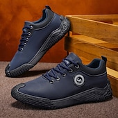 abordables Zapatos Informales con Cordones-Zapatillas casuales color canela para hombre, elegantes y cómodas para el uso diario y las aventuras al aire libre.