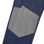 economico Pantaloni cargo-Per uomo Pantaloni Cargo Pantaloni Pantaloni in velluto a coste Pantaloni casual Tasca Elastico in vita Multi-tasche Semplice Comodità Morbido Lunghezza intera All'aperto Quotidiano Uscire Vacanza
