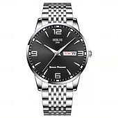 رخيصةأون ساعات كوارتز-ساعات رجالية، ساعات رجالية فاخرة وجذابة مزودة بوظائف التاريخ والتقويم، وشاشة مضيئة، ساعات رجالية أنيقة وعصرية، أفضل إكسسوارات الرجال، والخيار الأمثل للهدايا