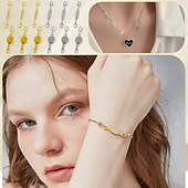 economico arti, mestieri e cucito-Confezione da 12 fermagli e chiusure magnetiche per collane. Estensore per collane con magnete potente. Chiusura magnetica per collane per la creazione di bracciali e collane di gioielli. Placcatura