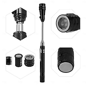 levne Svítilny-magnetické teleskopické elastické nástroje pro vybírání na krk, přenosná roztažitelná magnetická teleskopická LED svítilna magnetické nástroje pro vybírání pracovní světla magnetická svítilna,