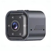 お買い得  屋内IPネットワークカメラ-ミニセキュリティカメラ Wi-Fi、1080p HD ワイヤレスベビーシッターカメラ、ナイトビジョン、動体検知アラート、回転式ブラケット付きポータブルペットモニター、屋内ホームオフィス監視用、ブラック