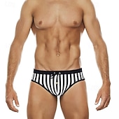 halpa Uimahousut ja laudashortsit-Miesten Uimashortsit Uimahousut Brief-uimahousut Raita Kurenauha Nopea kuivuminen Venyvä Hengittävä Uima-asut Alaosat Lainelautailu Vesiurheilu Uinti Kesä