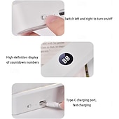 baratos Luzes de leitura-Luminária de leitura LED recarregável, transparente e plana, com 3 cores. &amp;Luzes de leitura com temporizador e intensidade ajustável para leitura noturna, luminária de painel para desenho com