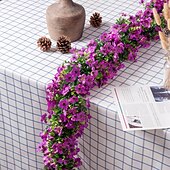 economico Fiore finti-Ghirlanda di fiori artificiali edera, confezione da 4 decorazioni da 1,8 m resistenti ai raggi UV, finte margherite rampicanti in seta, fiori appesi per casa, giardino, matrimonio, decorazioni