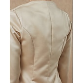 رخيصةأون يلف الأم-كم طويل معاطف / جواكيت دانتيل / ساتان زفاف / حفل / مساء مشد نسائي مع دانتيل / زينة / زر