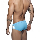 olcso Úszónadrág és deszkás rövidnadrág-Férfi Úszónadrágok Fürdőnadrág Boxer fazonú fürdőnadrágok Csík Zsinór Gyors szárítás Rugalmas Légáteresztő Alsók Szörfözés Vízi sportok Úszás Nyár