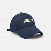 abordables Casquette de baseball pour homme-Homme Casquette de baseball Noir Rose Claire Coton Broderie Lettre Actif Mode Exagéré Occasionnel Quotidien Extérieur Couleur Unie Lettre Protection solaire Protection Solaire UV Écran solaire