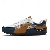 economico Sneakers Casual-sneakers casual da uomo in similpelle, comfort e stile premium, perfette per l'uso quotidiano