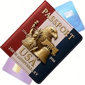  κάτοχος διαβατηρίου για την 250ή επέτειο των Ηνωμένων Πολιτειών, κάτοχος διαβατηρίου για το ιδρυτικό πνεύμα, αναμνηστική έκδοση για τα 250 χρόνια, πορτοφόλι διαβατηρίου ταξιδιού, κλείδωμα RFID,