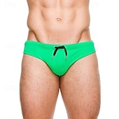 economico Costumi da bagno &amp; Pantaloni da surf-Per uomo Costume da bagno Costume da Bagno Slip mare Tinta unita Coulisse Asciugatura Rapida Elastico Traspirante Pantaloni Surf Sport Acquatici Nuoto Estate