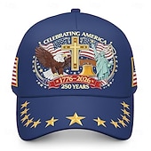 Недорогие Америка 250-Кепка к 250-летию с орлом свободой и крестом Патриотическая американская кепка для commemorative celebration и национальной гордости семиквинтескеннального