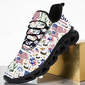 voordelige Mannen schoenen-Sneakers voor heren ter ere van het 250-jarig jubileum van de Verenigde Staten – patriottisch design met comfort en duurzaamheid, ideaal voor muziekfestivals, Onafhankelijkheidsdag en casual dagelijks gebruik.