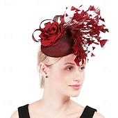 cheap Fascinators &amp; Hats-Derby Headpiece Fascinator Hat Fascinator Gentlewoman Floral Fancy Dress Women's Masquerade Tea Party Ascot Horse Racing Festival Adults' Headpiece All Seasons