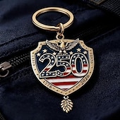 economico 250° Anniversario degli Stati Uniti-Portachiavi da 10 pezzi per il 250° anniversario degli Stati Uniti, portachiavi con bandiera americana del corpo dei Marines 1776-2026, regali per veterani per cittadini statunitensi, decorazioni