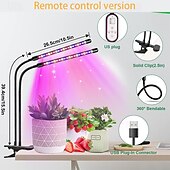 abordables Luces de cultivo para plantas-1 PC 9 W 12 W 40/80 Cuentas LED Espectro Completo Para el invernadero hidropónico Luces LED para Crecimiento Vegetal Lámpara creciente Rojo Azul Morado 5 V Invernadero vegetal