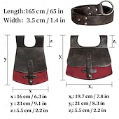 baratos Acessórios e mais-Medieval Renascentista Cinto bolsa de cinto Guerreiro Viking Fantasia Mulheres Celta Viking Dia Das Bruxas Carnaval Espetáculo LARP Ren Faire Adulto Cinto Bolsa