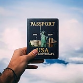  κάτοχος διαβατηρίου για την 250ή επέτειο των Ηνωμένων Πολιτειών, κάτοχος διαβατηρίου για το ιδρυτικό πνεύμα, αναμνηστική έκδοση για τα 250 χρόνια, πορτοφόλι διαβατηρίου ταξιδιού, κλείδωμα RFID,