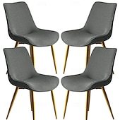  Funda elástica para silla de comedor, 4 unidades, suave, gruesa y lavable.