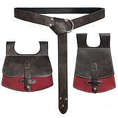 baratos Acessórios e mais-Medieval Renascentista Cinto bolsa de cinto Guerreiro Viking Fantasia Mulheres Celta Viking Dia Das Bruxas Carnaval Espetáculo LARP Ren Faire Adulto Cinto Bolsa