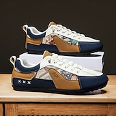 economico Sneakers Casual-sneakers casual da uomo in similpelle, comfort e stile premium, perfette per l'uso quotidiano