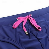 preiswerte Badehosen &amp; Boardshorts-Herren Badeshorts Badehose Badehosen Patchwork Punkt Kordelzug Schnelltrocknend Elastisch Atmungsaktiv Unterteile Surfen Wassersport Schwimmen Sommer