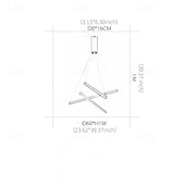 levne Sdružený design-led závěsné svítidlo 3/5/7/9 hlav cluster design sputnik designové lustry do jídelny ložnice závěsné lampy 110-240v pouze stmívatelné pomocí dálkového ovládání