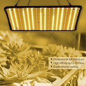 זול נורות גידול צמחים-לוח קוונטי led ספקטרום מלא לגידול צמחים לחממה &amp;סוקולנטים, פריחה בתוך הבית &amp;הידרופוני, תקע האיחוד האירופי/ארה"ב/בריטניה/אוסטרליה, בהירות מתכווננת, יעיל באנרגיה