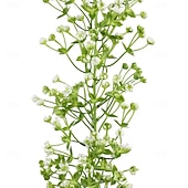 economico Piante e Verde Artificiale-Confezione da 2 fiori artificiali di gypsophila, finti fiori di plastica da appendere, da 5,7 piedi, per arco nuziale, decorazioni per la casa &amp;copertura del tubo del condizionatore d'aria