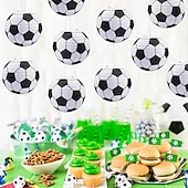 halpa Maailman jalkapallo-ottelu 2026-10-osainen jalkapallopaperilyhtyjuhlakoristeet, vuoden 2026 jalkapallo-ottelun teema, sisätiloissa roikkuva pöydän keskipiste, syntymäpäiväjuhlien koristeet