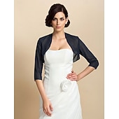 cheap Bridal Wraps-Coats / Jackets Chiffon Wedding / Party Evening Wedding  Wraps / Bolero With Draping / Solid dress to impress