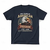  Amerikansk 250-årsjubileumströja och basebollkeps - USA:s flagga, örngrafik, tröja 1776-2026, patriotisk för män och vuxna, för självständighetsdagen