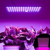 זול נורות גידול צמחים-לוח קוונטי led ספקטרום מלא לגידול צמחים לחממה &amp;סוקולנטים, פריחה בתוך הבית &amp;הידרופוני, תקע האיחוד האירופי/ארה"ב/בריטניה/אוסטרליה, בהירות מתכווננת, יעיל באנרגיה
