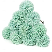 cheap Artificial Flower-10 Bundles Artificial Hydrangea Flowers Realistic Fake Hydrangea Silk Flowers with Stems Faux Hydrangea Flowers Heads for Office Home Party Wedding Centerpiece DIY Floral Decor