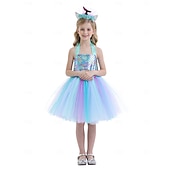 tanie Stroje dla dziewcząt-Syrena Księżniczka Sukienka Tutu Kostium na imprezę tematyczną Film Cosplay for Dla dziewczynek Dla dzieci Karnawał Bal maskowy Urlop Impreza Święto