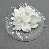 cheap Fascinators &amp; Hats-Derby Fascinator Gentlewoman Floral Fancy Dress Unisex Masquerade Tea Party Ascot Horse Racing Festival Adults' Headpiece