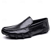 preiswerte Freizeit-Loafer-Schwarze Herren-Anzugschuhe, elegantes Design mit glatter Oberfläche, perfekt für Business-Anzüge und Abendveranstaltungen