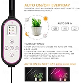 abordables Luces de cultivo para plantas-1 PC 9 W 12 W 40/80 Cuentas LED Espectro Completo Para el invernadero hidropónico Luces LED para Crecimiento Vegetal Lámpara creciente Rojo Azul Morado 5 V Invernadero vegetal