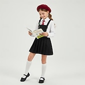  Genius Girl Cosplay Costume Outfits Casual School Uniforms for Unisex Kid's Adults' Halloween Carnival Carnival Halloween School Wear