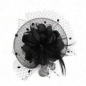 economico Fascinatori &amp; Cappelli-affascinante Gentildonna Floreale Costume Per donna Mascherata Tè Ascot Festival delle corse di cavalli Adulti Copricapo