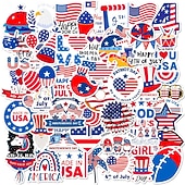  500 adesivi per il giorno dell'indipendenza americana, adesivi per il giorno dell'indipendenza presidenziale, adesivi decorativi per cappelli d'amore