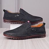economico Scarpe Casual Slip-On-scarpe casual slip-on da uomo in similpelle, comode e versatili, ideali per uscite rilassate o serate in resort