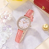 preiswerte Quarz-Uhren-Muttertagsgeschenk 1 originale Business-Stil Perlmutt-Muster-Uhr modische Damen-Uhr Ipx7 wasserdicht Freizeit Sport Quarz-Armbanduhr für Frauen Box